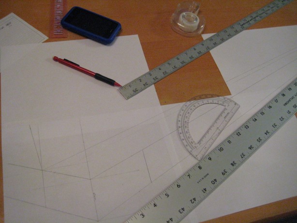Designing the recipe box's perspective the old-fashioned way Perspective design of the recipe box icon