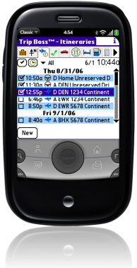 Trip Boss on Palm Pre via Classic