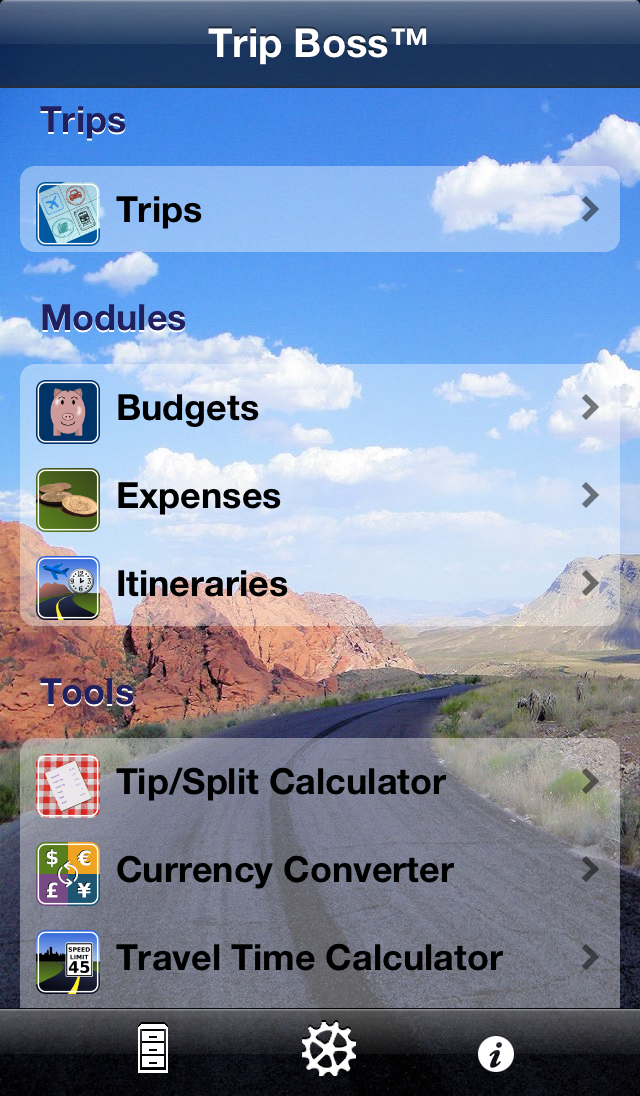 Lots of modules - lots of tools Trip Boss travel manager