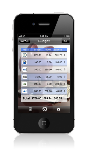 Budget screenshot